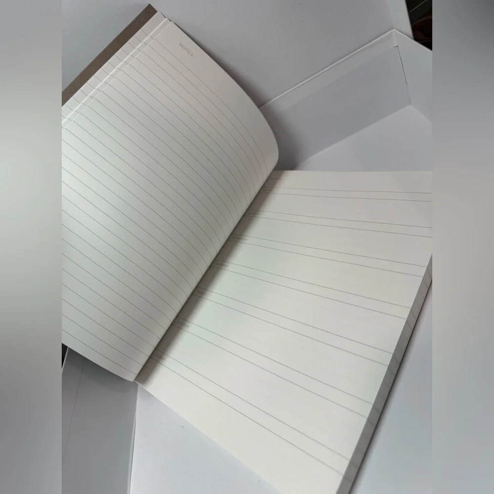 Fringe Studio Non-Dated Weekly Planner 7.5” x 9.5” Gray | 208 Pages | New